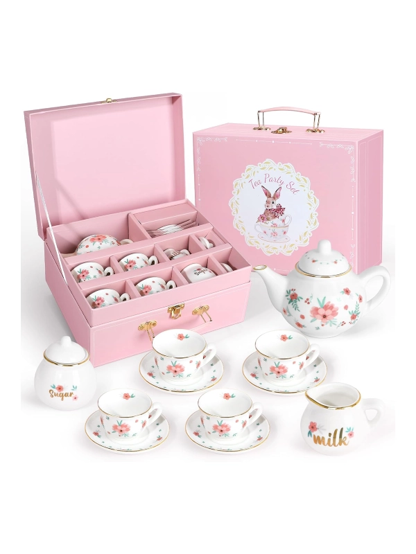 Porcelain Tea Set for Girls Birthday Gifts-1 Porcelain Tea Set for Girls Birthday Gifts