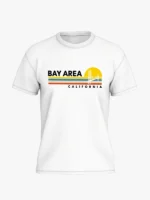 Bay Area California Sunset Graphic T-shirt