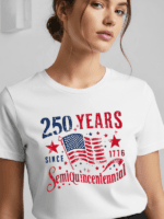 America 250th Anniversary T-Shirt | USA Semiquincentennial 1776–2026 American Flag Patriotic Graphic Tee - Image 15