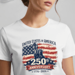 USA 250th Anniversary Patriotic T-Shirt | United States of America 1776–2026 Graphic Tee