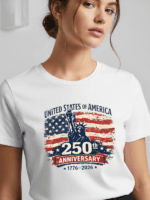 USA 250th Anniversary Patriotic T-Shirt | United States of America 1776–2026 Graphic Tee
