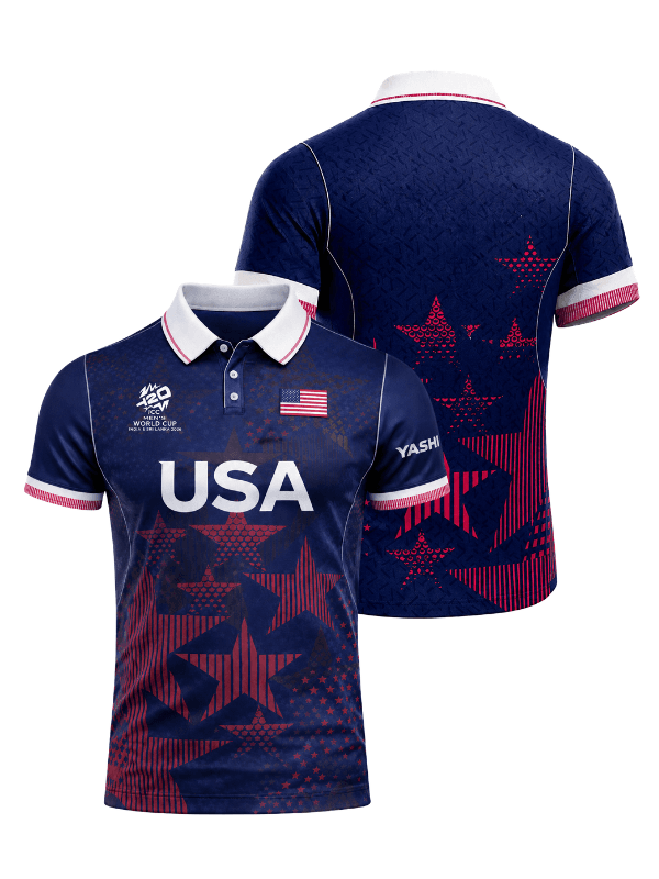 1 USA ICC Men's T20 World Cup 2026 Cricket Jersey – Fan Version - Image 1