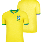 Brazil Home Soccer Jersey 2022  – Classic Yellow Brazil Football Fan Jersey