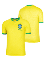 Brazil Home Soccer Jersey 2022 – Classic Yellow Brazil Football Fan Jersey