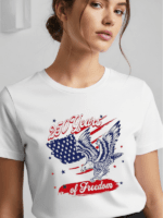 250 Years of Freedom Patriotic Eagle T-Shirt | USA Semiquincentennial American Flag 250th Anniversary Graphic Tee - Image 15