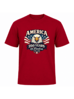 America 250 Years of Freedom Patriotic Eagle T-Shirt | USA 250th Anniversary 1776–2026 Graphic Tee - Image 13