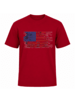 Vintage American Flag Patriotic T-Shirt | Distressed USA Flag Graphic Tee | Classic Red White Blue Independence Day Shirt - Image 9