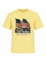 250 Years of Liberty Patriotic T-Shirt | American Flag USA 250th Anniversary Graphic Tee - Image 13