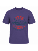 America 1776–2026 T-Shirt | Land of the Free USA 250th Anniversary  Patriotic Graphic Tee - Image 5