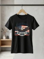 250 Years of Greatness Patriotic Eagle T-Shirt | USA 250th Anniversary American Flag 1776–2026 Graphic Tee - Image 5