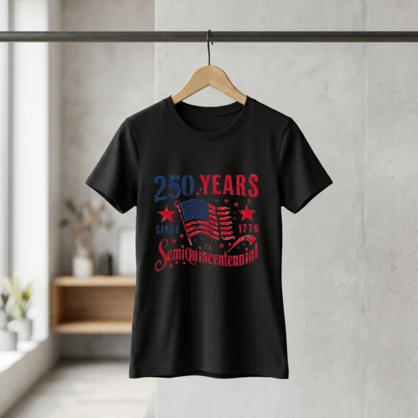 America 250th Anniversary T-Shirt | USA Semiquincentennial 1776–2026 American Flag Patriotic Graphic Tee - Image 14