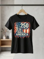 America 250 Years T-Shirt | Statue of Liberty USA 250th Anniversary Semiquincentennial 1776–2026 Patriotic Graphic Tee - Image 5