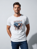250 Years of Freedom Patriotic Eagle T-Shirt | We The People USA 250th Anniversary Graphic Tee - Image 4