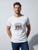 America 250 Years of Greatness T-Shirt | USA 250th Anniversary Patriotic Graphic Tee (1776–2026) - Image 4