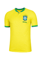 Brazil Home Soccer Jersey 2022 – Classic Yellow Brazil Football Fan Jersey - Image 2