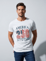 America 250 Anniversary T-Shirt | USA 250th Birthday Shirt | Semiquincentennial 1776–2026 Patriotic Graphic Tee