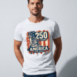 America 250 Years T-Shirt | Statue of Liberty USA 250th Anniversary Semiquincentennial 1776–2026 Patriotic Graphic Tee