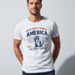 United States of America 250 Years of Freedom T-Shirt | Statue of Liberty USA 250th Anniversary 1776–2026 Patriotic Graphic Tee