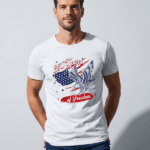250 Years of Freedom Patriotic Eagle T-Shirt | USA Semiquincentennial American Flag 250th Anniversary Graphic Tee