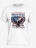 250 Years of Freedom Patriotic Eagle T-Shirt | We The People USA 250th Anniversary Graphic Tee - Image 2