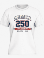 America 250 Years of Greatness T-Shirt | USA 250th Anniversary Patriotic Graphic Tee (1776–2026) - Image 2