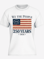 We The People 250 Years T-Shirt | USA 250th Anniversary American Flag 1776–2026 Graphic Tee - Image 4