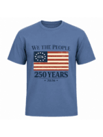 We The People 250 Years T-Shirt | USA 250th Anniversary American Flag 1776–2026 Graphic Tee - Image 8