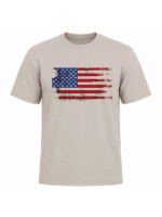 Vintage American Flag Patriotic T-Shirt | Distressed USA Flag Graphic Tee | Classic Red White Blue Independence Day Shirt - Image 14