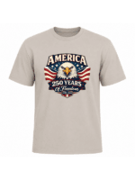 America 250 Years of Freedom Patriotic Eagle T-Shirt | USA 250th Anniversary 1776–2026 Graphic Tee - Image 8