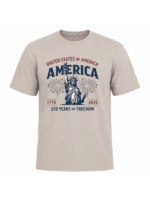 United States of America 250 Years of Freedom T-Shirt | Statue of Liberty USA 250th Anniversary 1776–2026 Patriotic Graphic Tee - Image 11