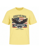 250 Years of Greatness Patriotic Eagle T-Shirt | USA 250th Anniversary American Flag 1776–2026 Graphic Tee - Image 14