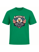 America 250 Years of Freedom Patriotic Eagle T-Shirt | USA 250th Anniversary 1776–2026 Graphic Tee - Image 10