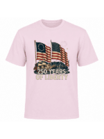 250 Years of Liberty Patriotic T-Shirt | American Flag USA 250th Anniversary Graphic Tee - Image 10