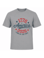 America 1776–2026 T-Shirt | Land of the Free USA 250th Anniversary  Patriotic Graphic Tee - Image 8