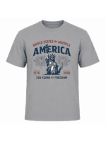 United States of America 250 Years of Freedom T-Shirt | Statue of Liberty USA 250th Anniversary 1776–2026 Patriotic Graphic Tee - Image 8