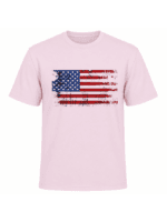 Vintage American Flag Patriotic T-Shirt | Distressed USA Flag Graphic Tee | Classic Red White Blue Independence Day Shirt - Image 10