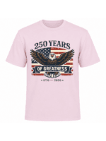 250 Years of Greatness Patriotic Eagle T-Shirt | USA 250th Anniversary American Flag 1776–2026 Graphic Tee - Image 11