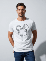 Disneyland Floral Mickey Shirt | Disney World Family Vacation Tee | Unisex T-Shirt